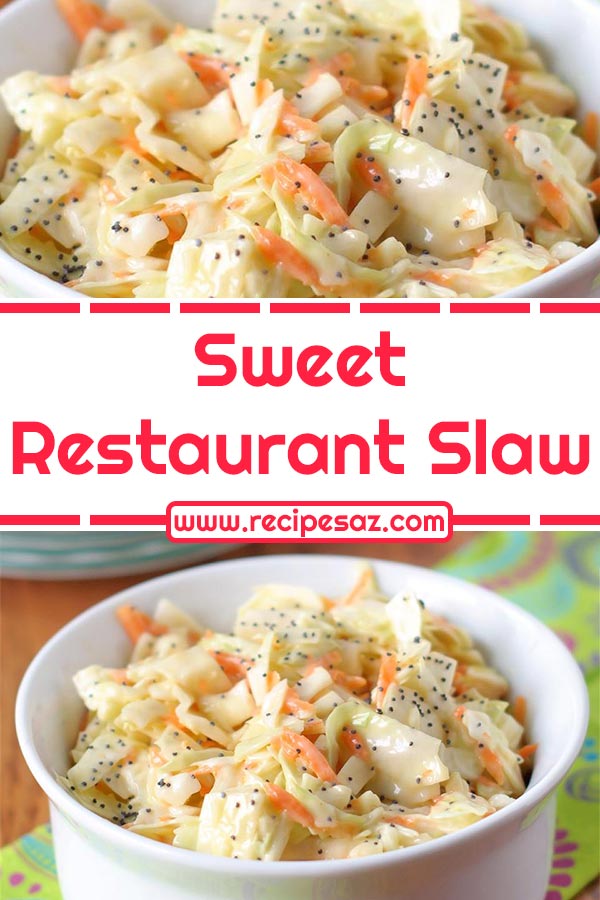 Sweet Restaurant Slaw Recipe