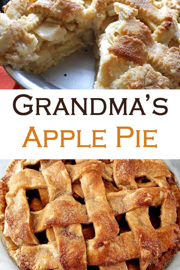 grandma apple pie recipe pinterest