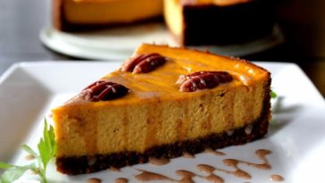 Carrot Cheesecake with Crumb Crust Recipe