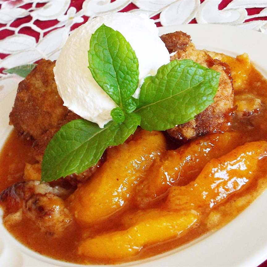 Fresh Southern Peach Cobbler Recipe - Recipes A to Z