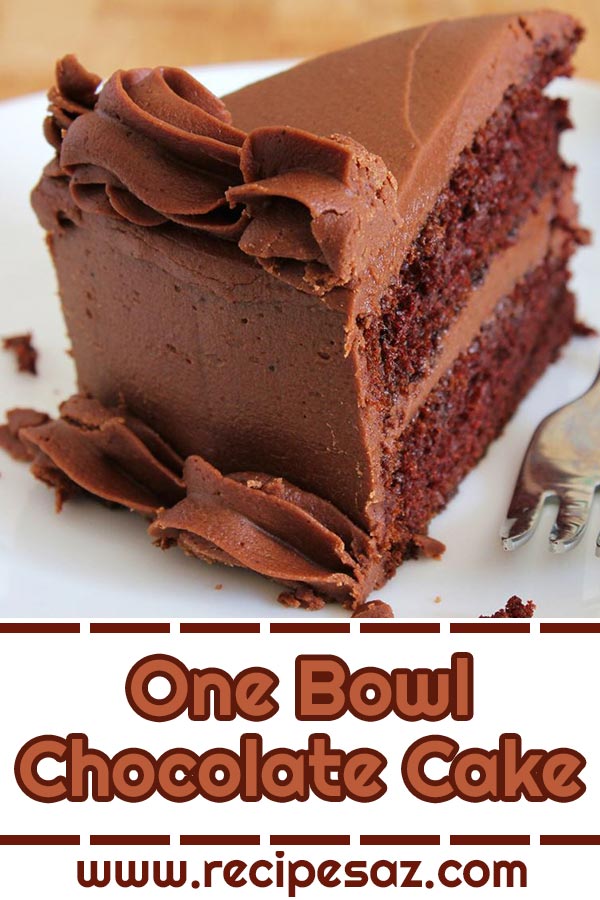 One Bowl Chocolate Cake Recipe