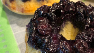 Blueberry Upside-Down Mini Cakes Recipe