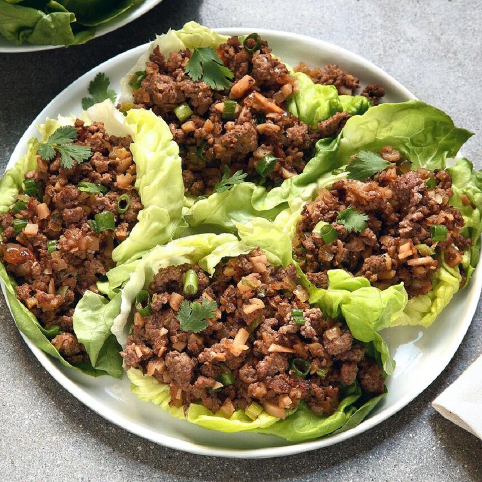 Asian Lettuce Wraps Recipe - Recipes A to Z