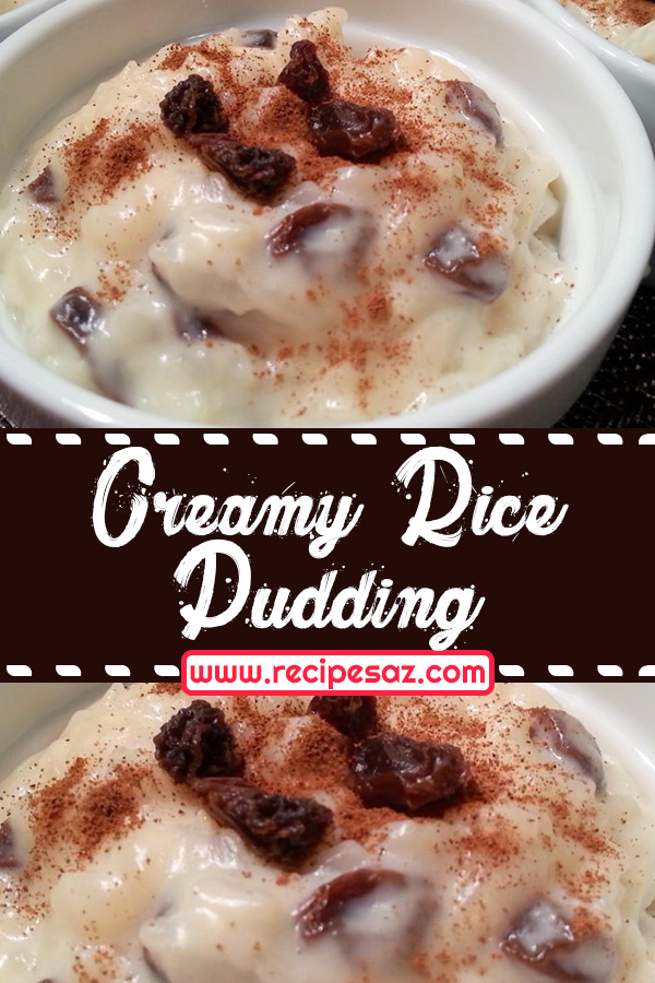 Creamy Rice Pudding Recipe