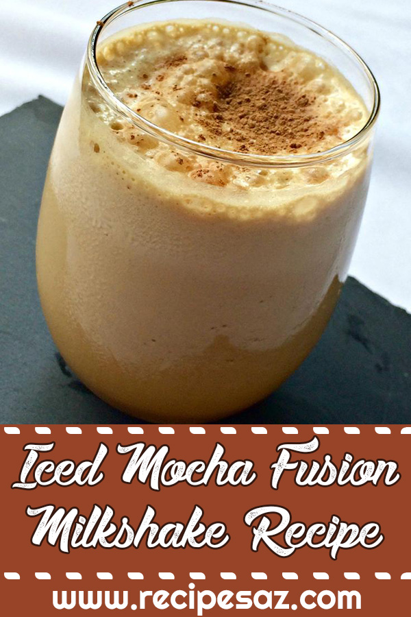 Iced Mocha Fusion Milkshake Recipe