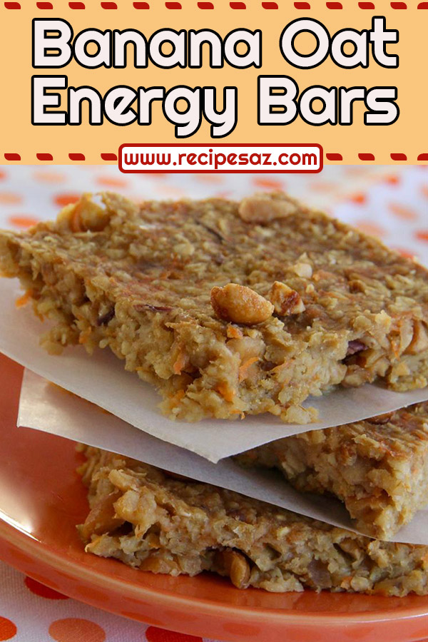 Banana Oat Energy Bars Recipe