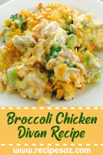 Broccoli Chicken Divan Recipe - Recipes A to Z