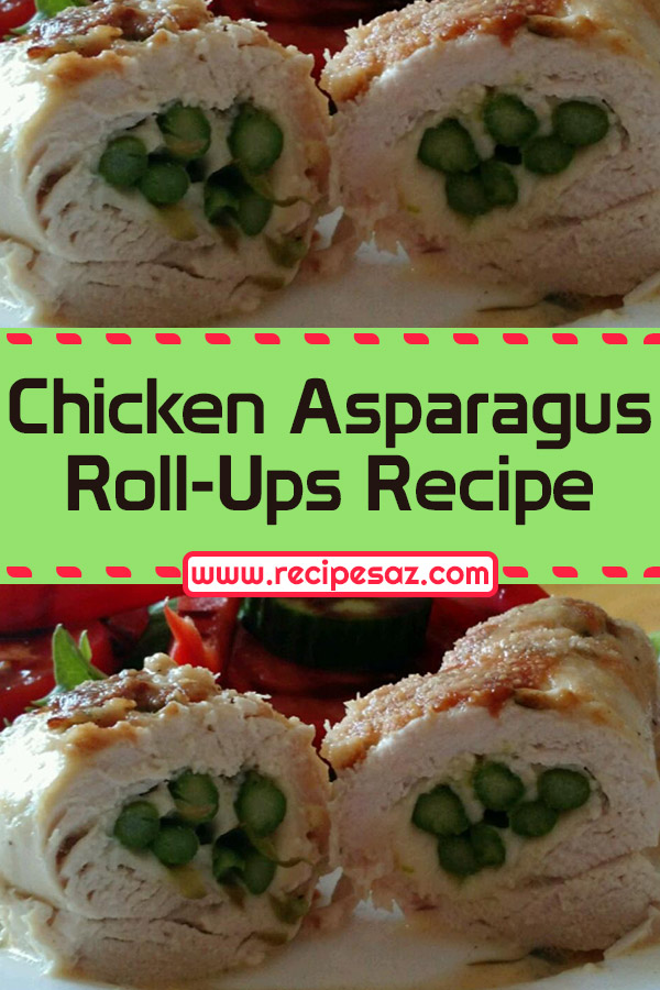 Chicken Asparagus Roll-Ups Recipe - Very flavorful chicken and asparagus dish with almost a hollandaise-inspired flavor with a little crunch from the Panko breadcrumbs. #chicken #asparagus #rollups #chickenrecipe #chickenrecipes #chickenrollups #chickenrollupsrecipe #rollupsrecipe #asparagusrecipe #recipes