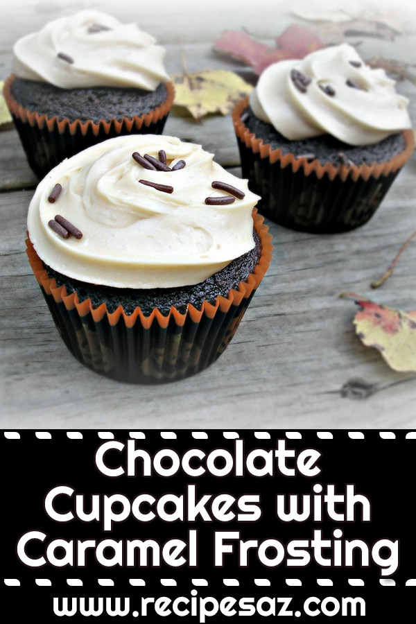Chocolate Cupcakes with Caramel Frosting Recipe