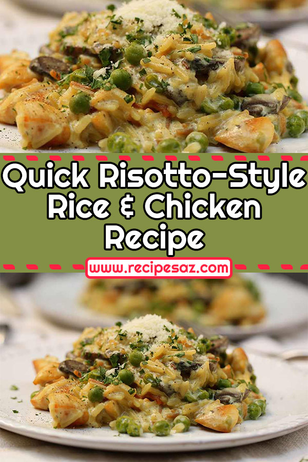 Quick Risotto-Style Rice & Chicken Recipe