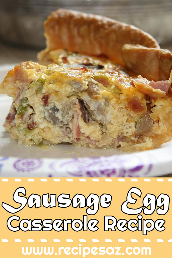 Sausage Egg Casserole Recipe