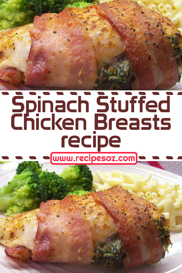 Spinach Stuffed Chicken Breasts recipe