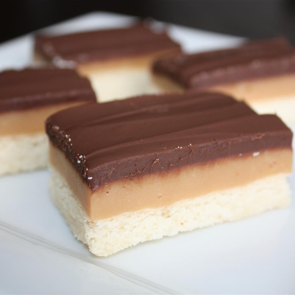 Caramel Shortbread Squares Recipe - Recipes A To Z