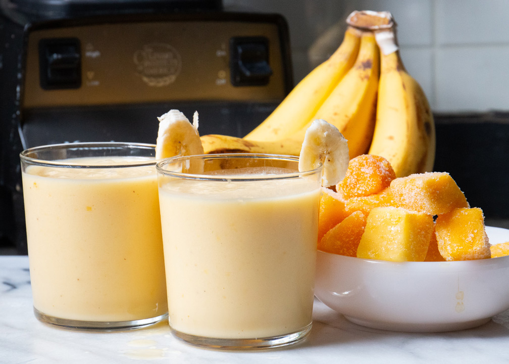 Easy Mango Banana Smoothie Recipe Recipes A to Z