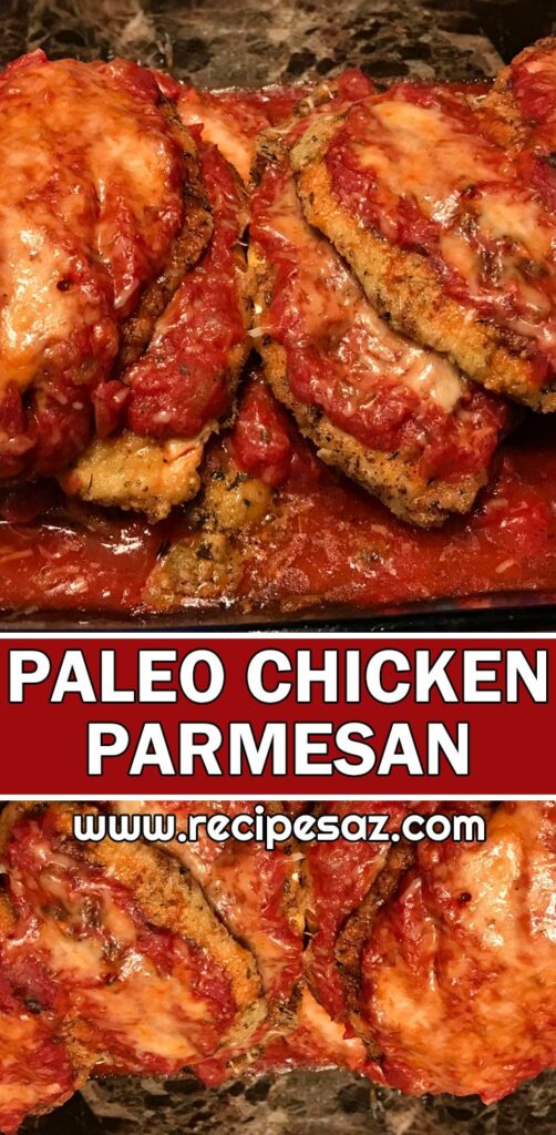 Paleo Chicken Parmesan Recipe - How to make Paleo Chicken Parmesan Recipe at home #paleo #chicken #parmesan #recipe #paleorecipe #paleorecipes #healthy #recipes #healthyrecipes #healthyrecipe #chickenrecipe #parmesanrecipe #chickenparmesan