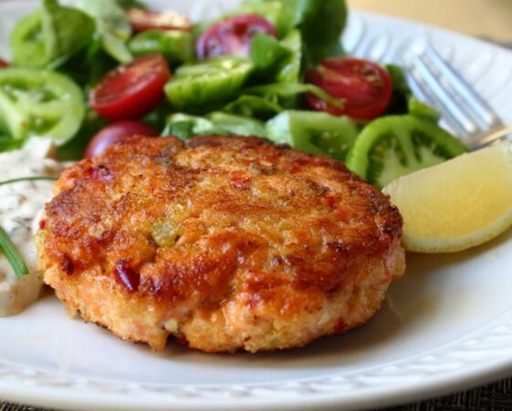 Southern Fried Salmon Patties Recipe - Recipes A to Z