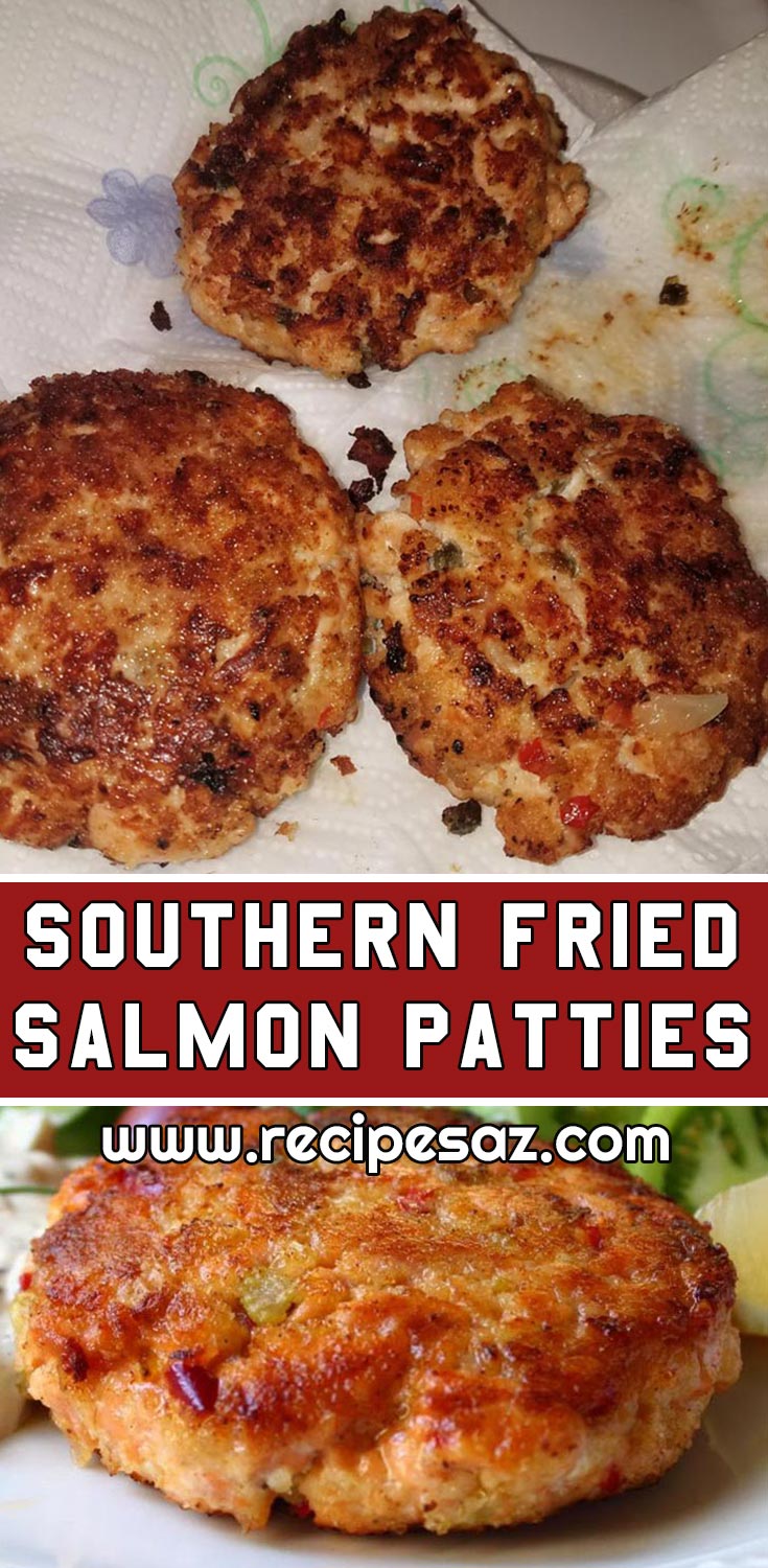 Southern Fried Salmon Patties Recipe - Recipes A to Z