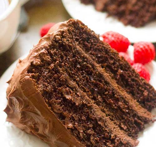 Chocolate Mocha Layer Cake Recipe